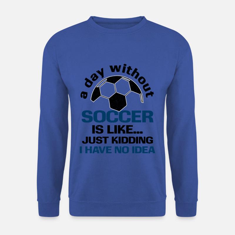 Fußball - Unisex Pullover - Royalblau