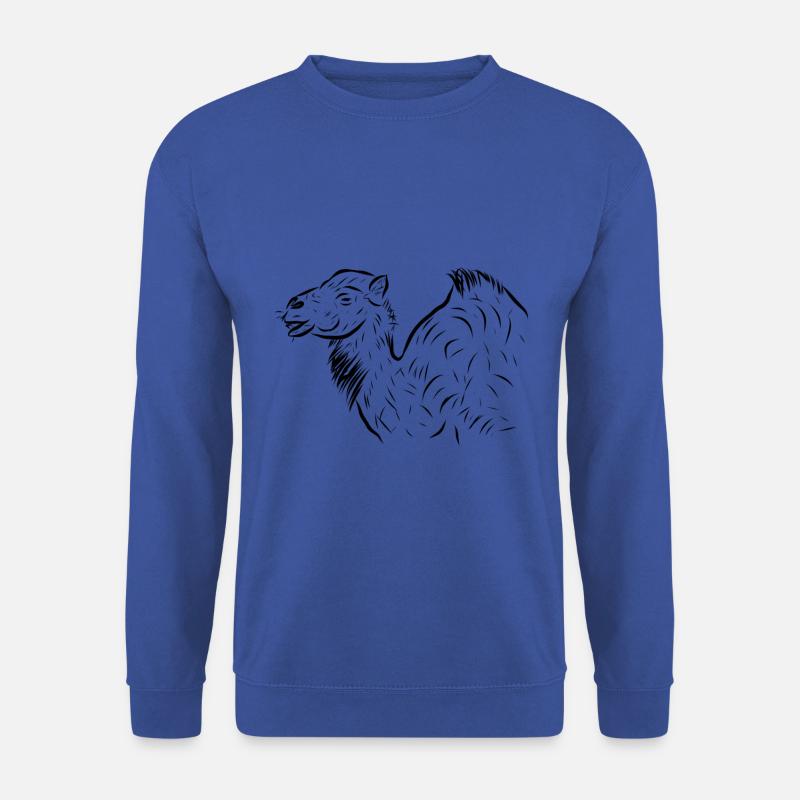 Kamel - Unisex Pullover - Royalblau