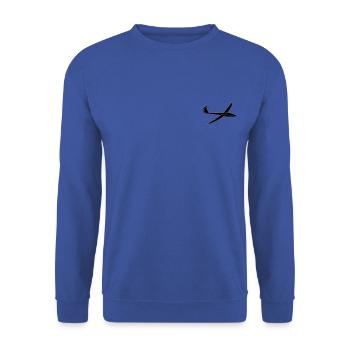 Glider Gliding Gliding Gliding Glider - Unisex Sweatshirt - royal blue - Front - Alina (178cm) & Michal (187cm)