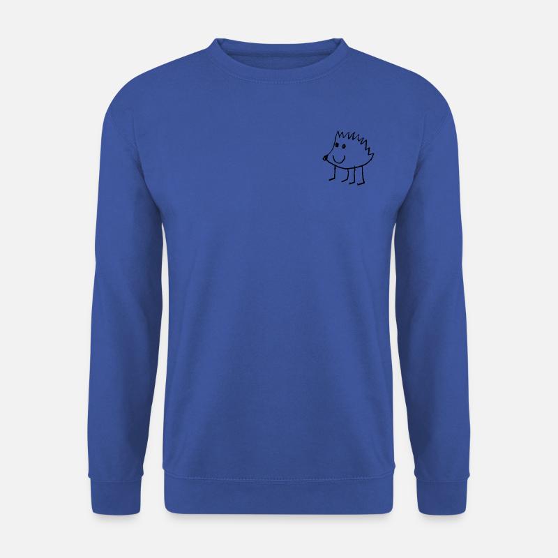 Igel Paulina black - Unisex Pullover - Royalblau