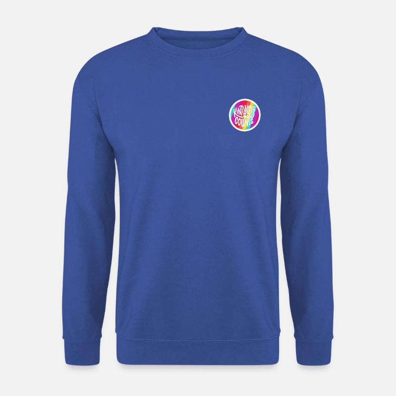Trolls Kindness Counts Logo Coloré - Sweat-shirt Unisexe - bleu royal