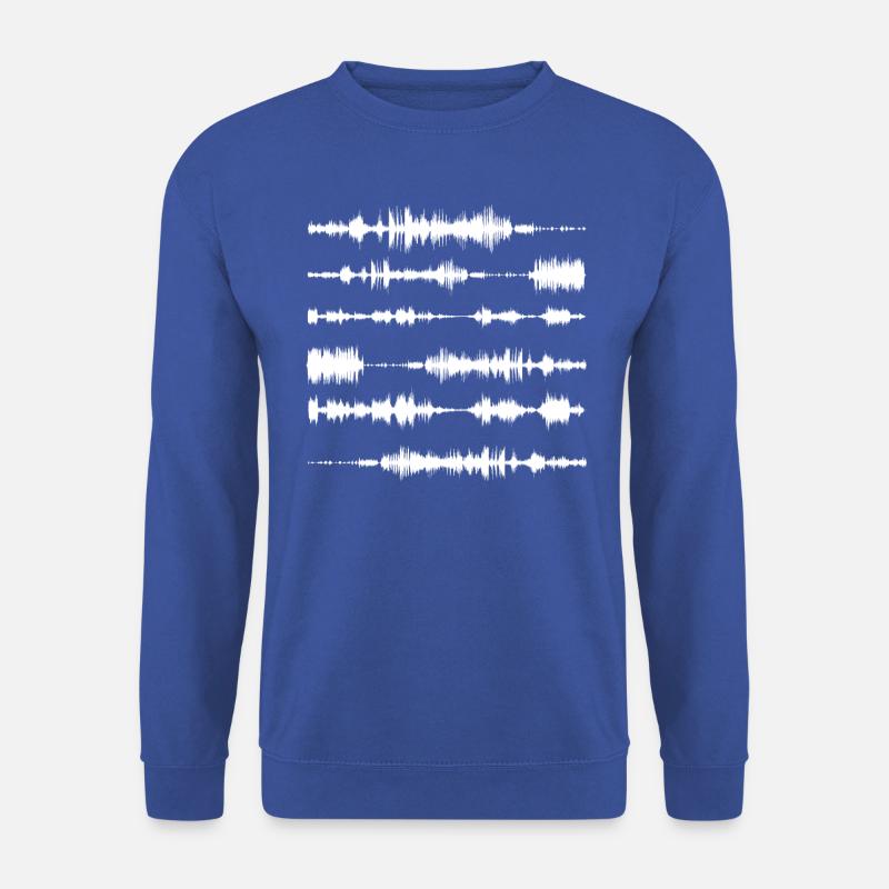 Music Bitraten - Unisex Pullover - Royalblau
