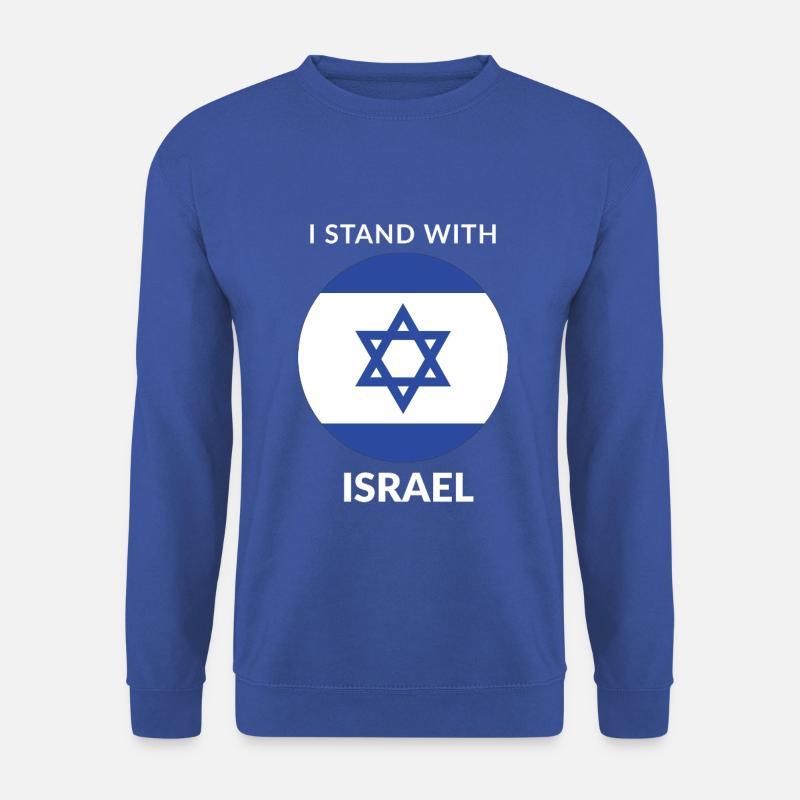 I STAND WITH ISRAEL - Unisex Pullover - Royalblau