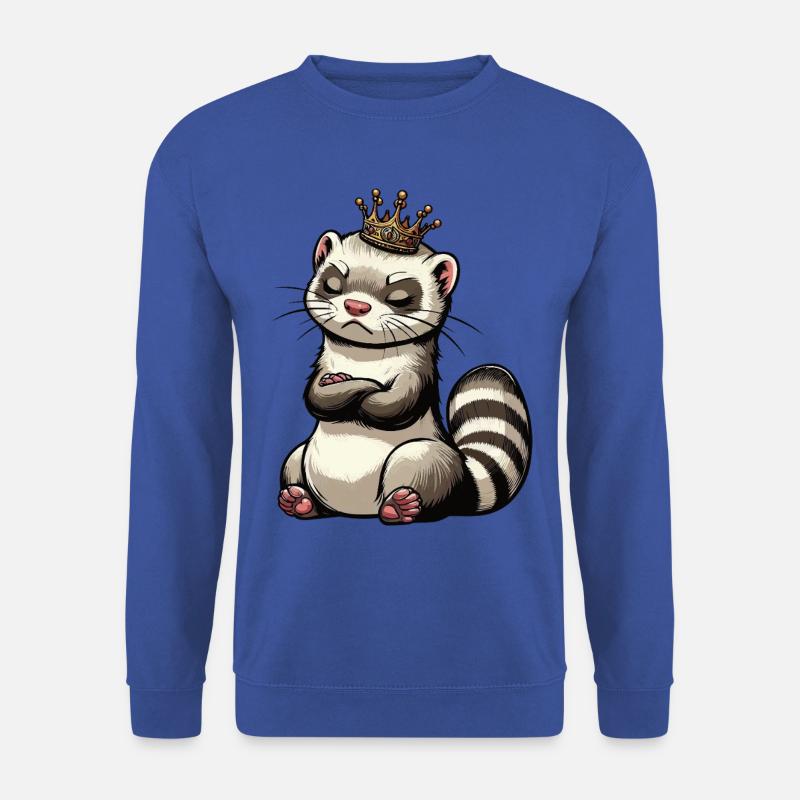 Frettchen Frettchenhalter Frettchenbesitzer - Unisex Pullover - Royalblau