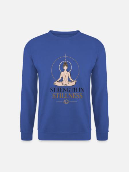 Kraft in der Stille - Unisex Pullover - Royalblau