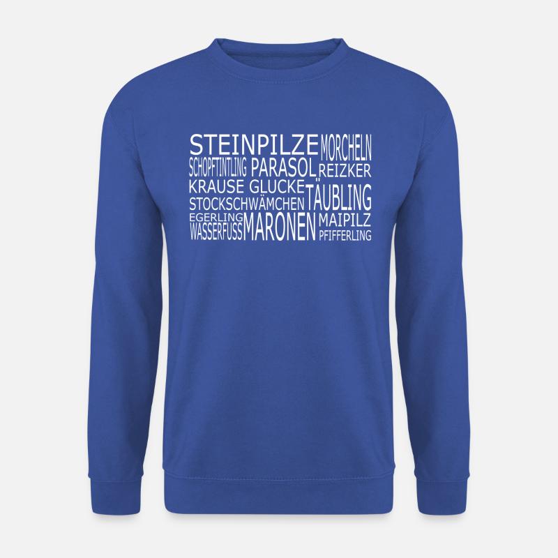 Pilze Sammeln - Unisex Pullover - Royalblau
