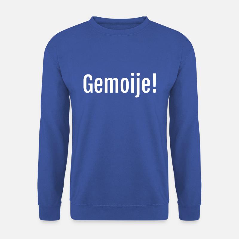 Gemoije: Moin Moin auf Hessisch Geschenk Hessen - Unisex Pullover - Royalblau
