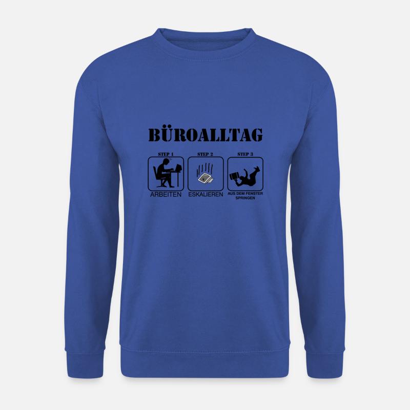 Büro Witz - Unisex Pullover - Royalblau