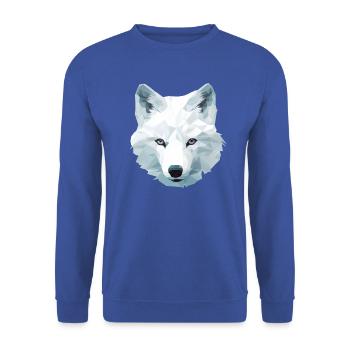 Arctic Fox - Unisex Sweatshirt - royal blue - Front - Alina (178cm) & Michal (187cm)