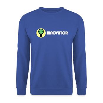 Start up - Idee - Gründen - Innovation - Unisex Pullover - Royalblau - Vorne - Alina (178cm) & Michal (187cm)