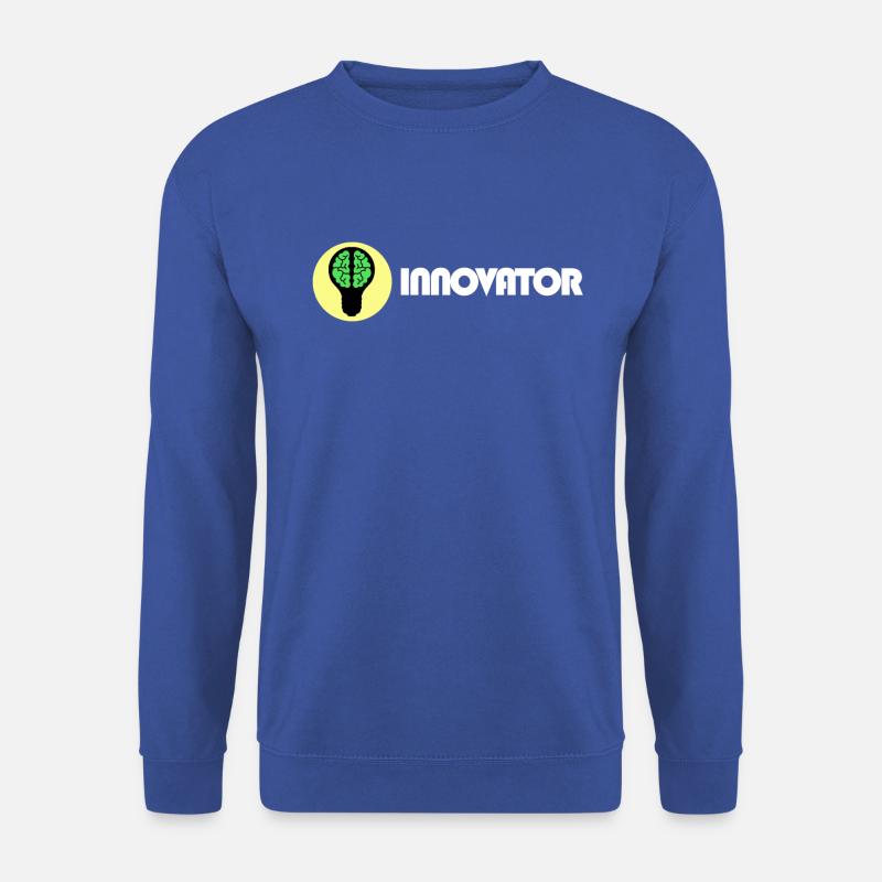 Start - Idé - Årsager - Innovation - Unisex sweater - kongeblå