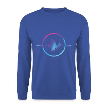 battre - Sweat-shirt Unisexe - bleu royal - Devant - Alina (178cm) & Michal (187cm)