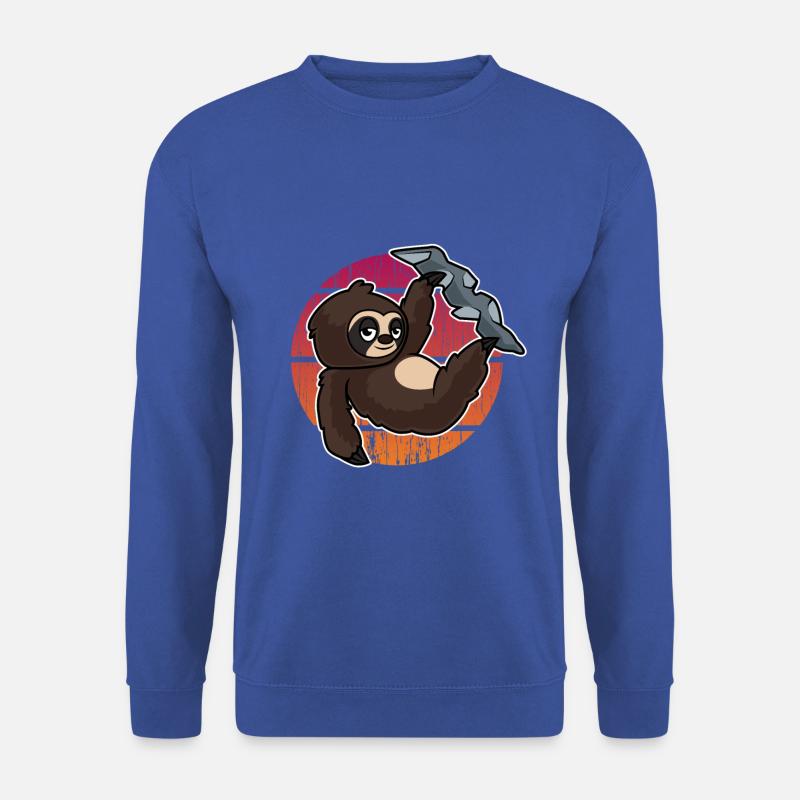 Sloth climbing team - Unisex Sweatshirt - royal blue