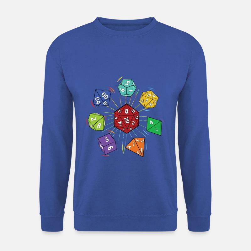 Pen and Paper Würfel - Unisex Pullover - Royalblau
