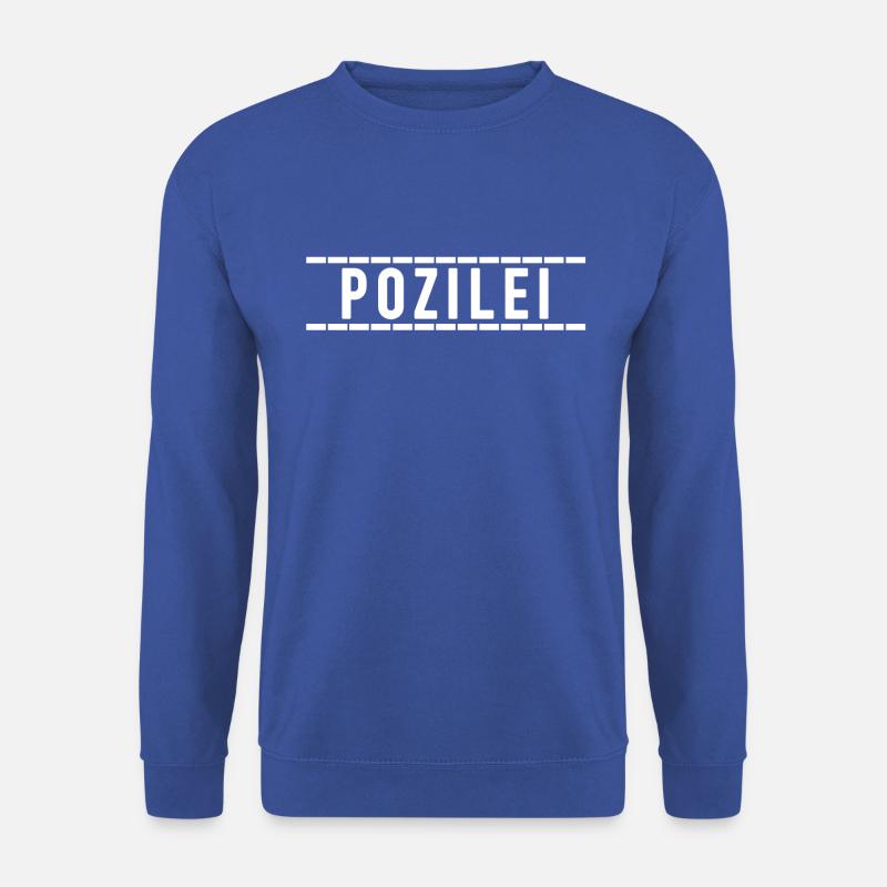Polizeilook - Polizei Geschenkidee - Unisex Pullover - Royalblau