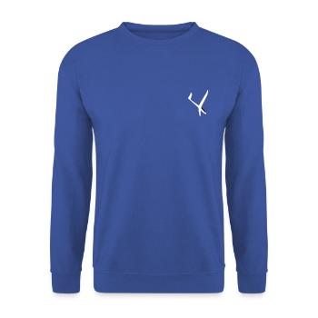 Planeur Vol à voile Planeur - Sweat-shirt Unisexe - bleu royal - Devant - Alina (178cm) & Michal (187cm)