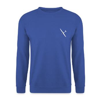 Planeur Vol à voile Planeur - Sweat-shirt Unisexe - bleu royal - Devant - Alina (178cm) & Michal (187cm)