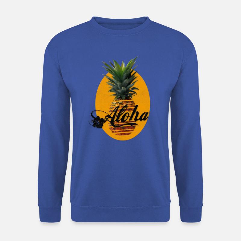 Hawaii Ananas - Unisex Pullover - Royalblau