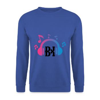 Club Disco Dj - Unisex Pullover - Royalblau - Vorne - Alina (178cm) & Michal (187cm)