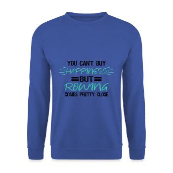 Rudern - Unisex Pullover - Royalblau - Vorne - Alina (178cm) & Michal (187cm)