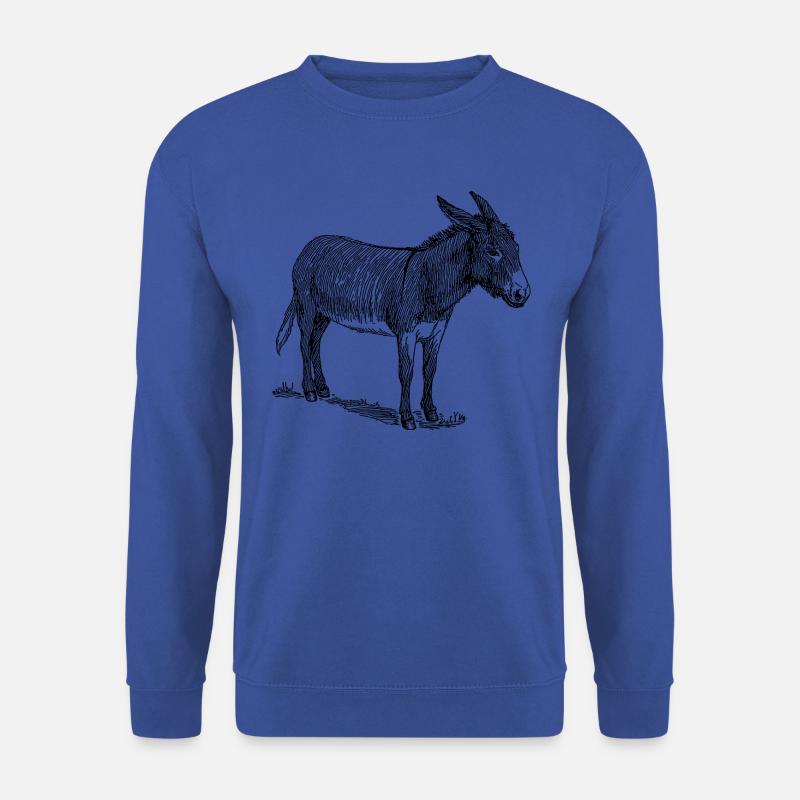Esel - Unisex Pullover - Royalblau