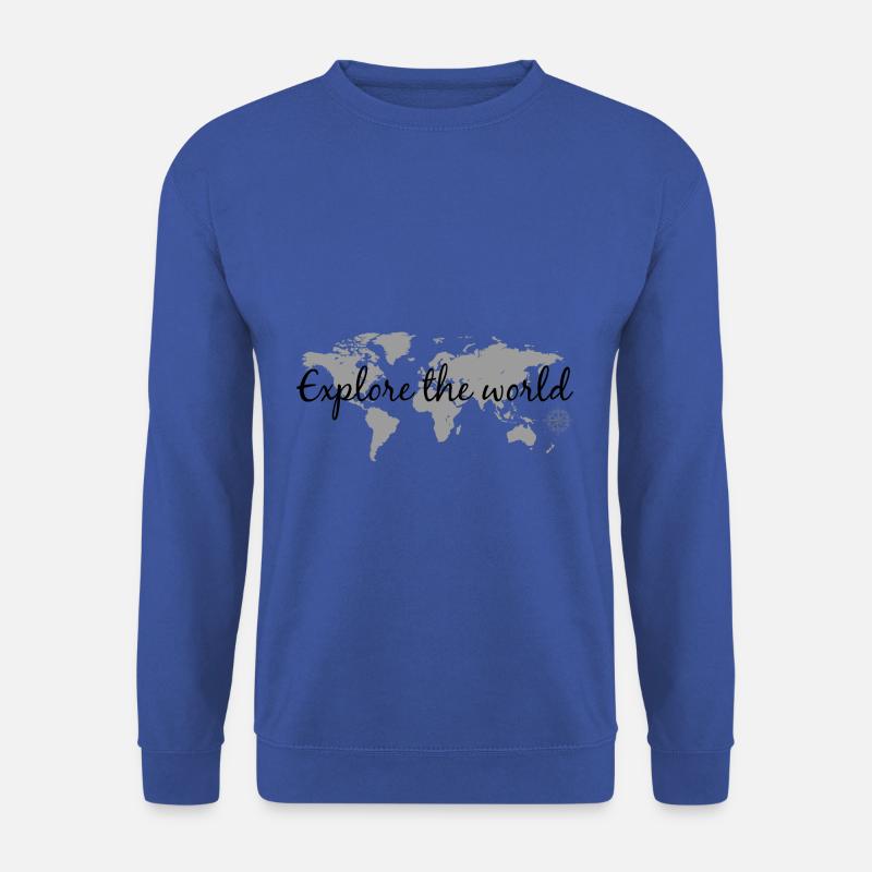 Explore the world - Unisex Sweatshirt - royal blue