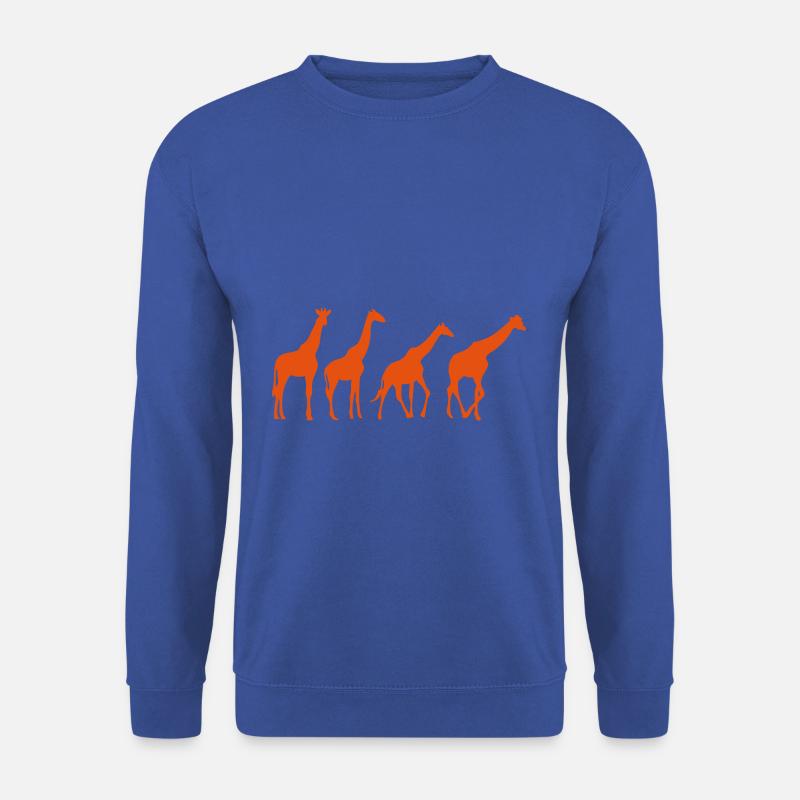 giraffe giraffe animation 2 - Unisex Pullover - Royalblau