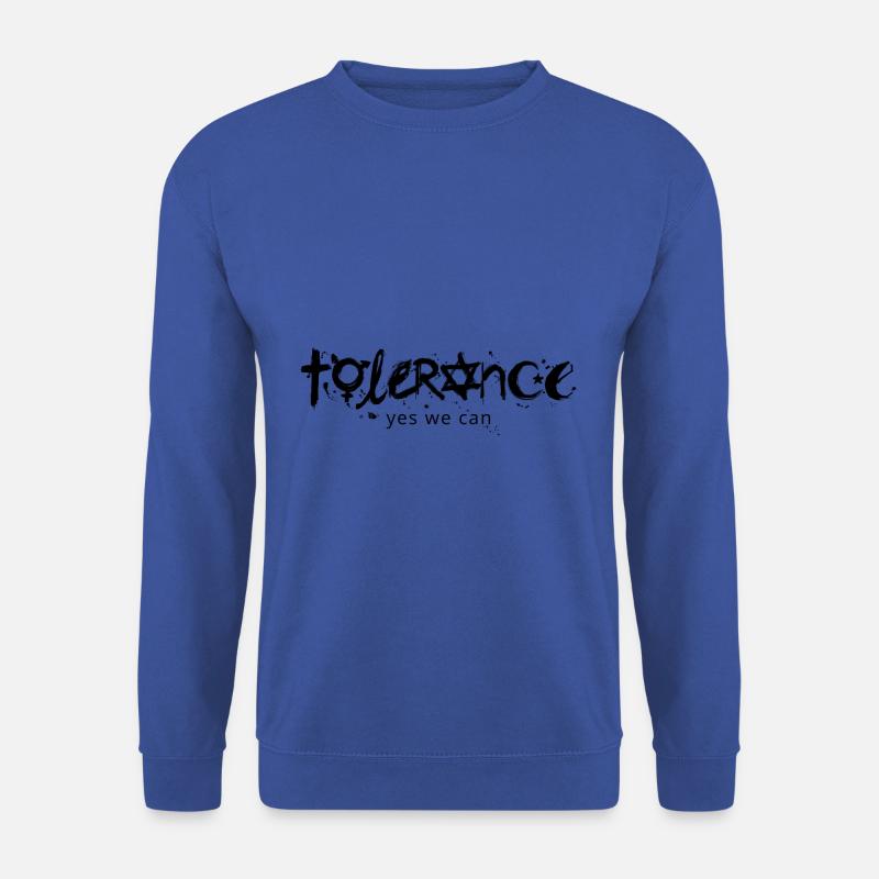 TOLERANZ "yes we can" - Unisex Pullover - Royalblau