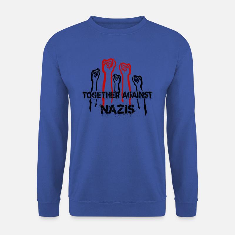 Gemeinsam gegen Nazis - Unisex Pullover - Royalblau