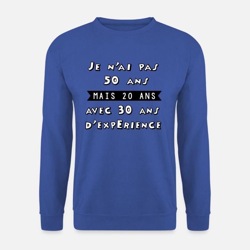 50 Jahre - Unisex Pullover - Royalblau
