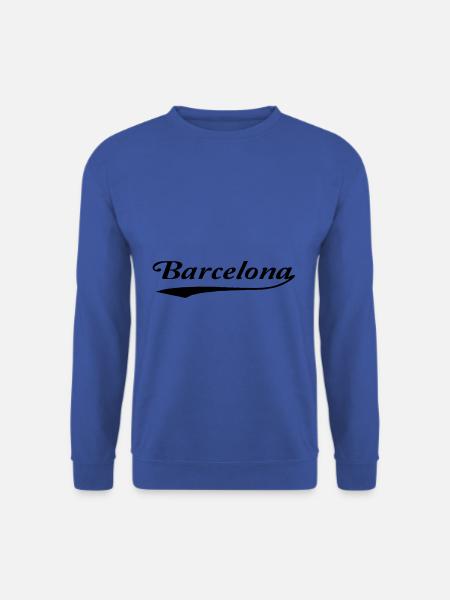 Barcelone - Sweat-shirt Unisexe - bleu royal