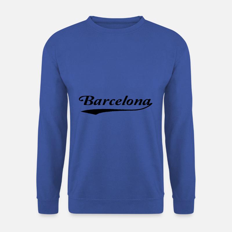 Barcelone - Sweat-shirt Unisexe - bleu royal