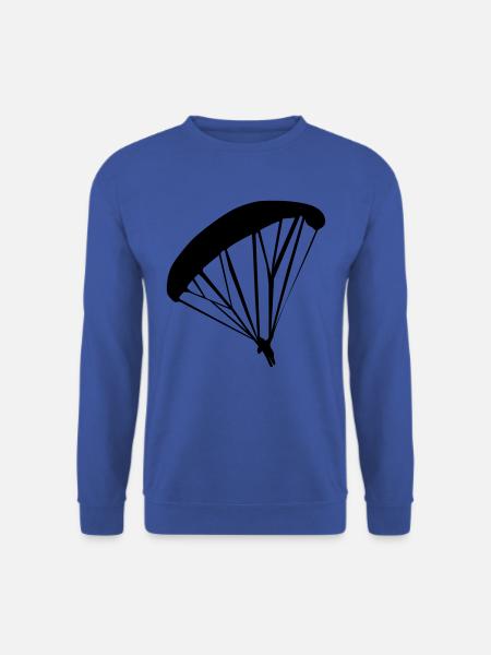 Gleitschirmfliegen Gleitschirm Silhouette - Unisex Pullover - Royalblau