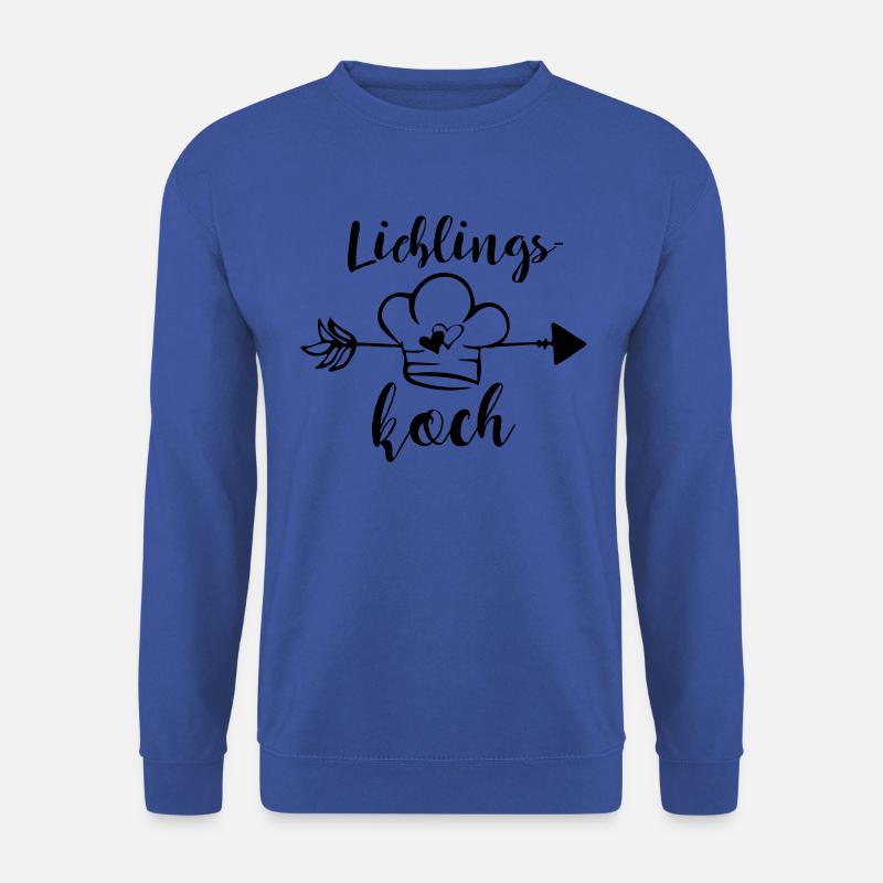 Lieblingskoch kochen Hobbykoch Spruch Geschenk - Unisex Pullover - Royalblau