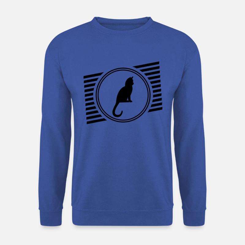 Katze - Unisex Pullover - Royalblau