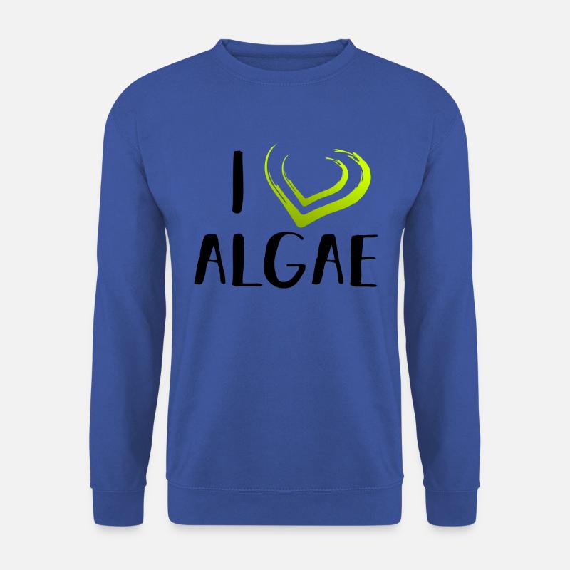 I Love Algae - Unisex Pullover - Royalblau