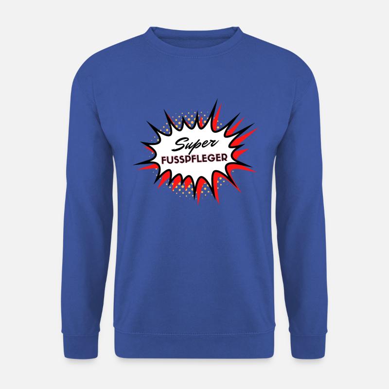 Super Fusspfleger | Lustiger Spruch Fußpflege - Unisex Pullover - Royalblau