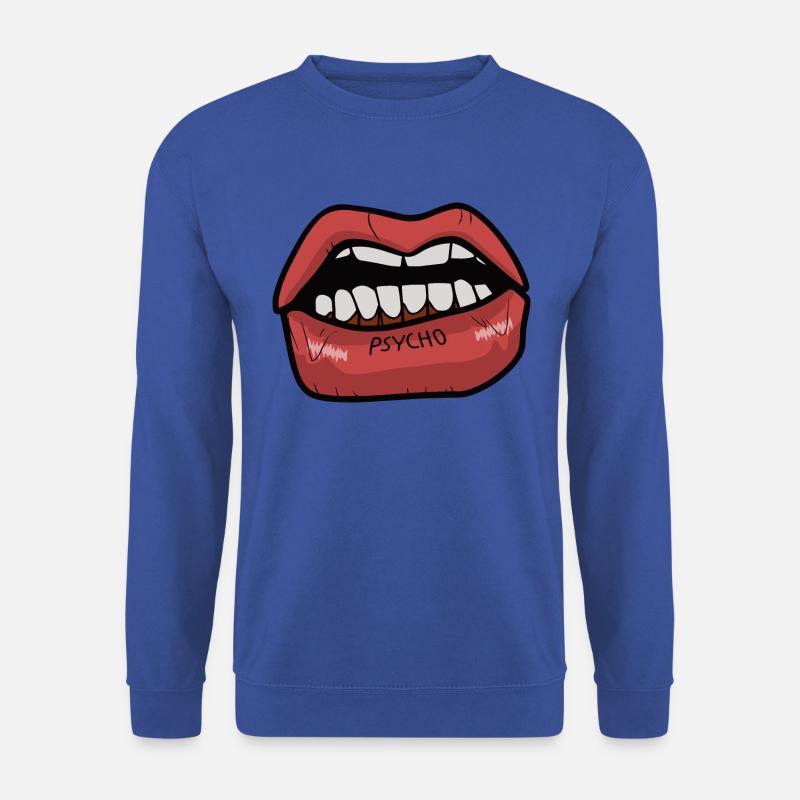 Psycho Lips - Unisex Pullover - Royalblau