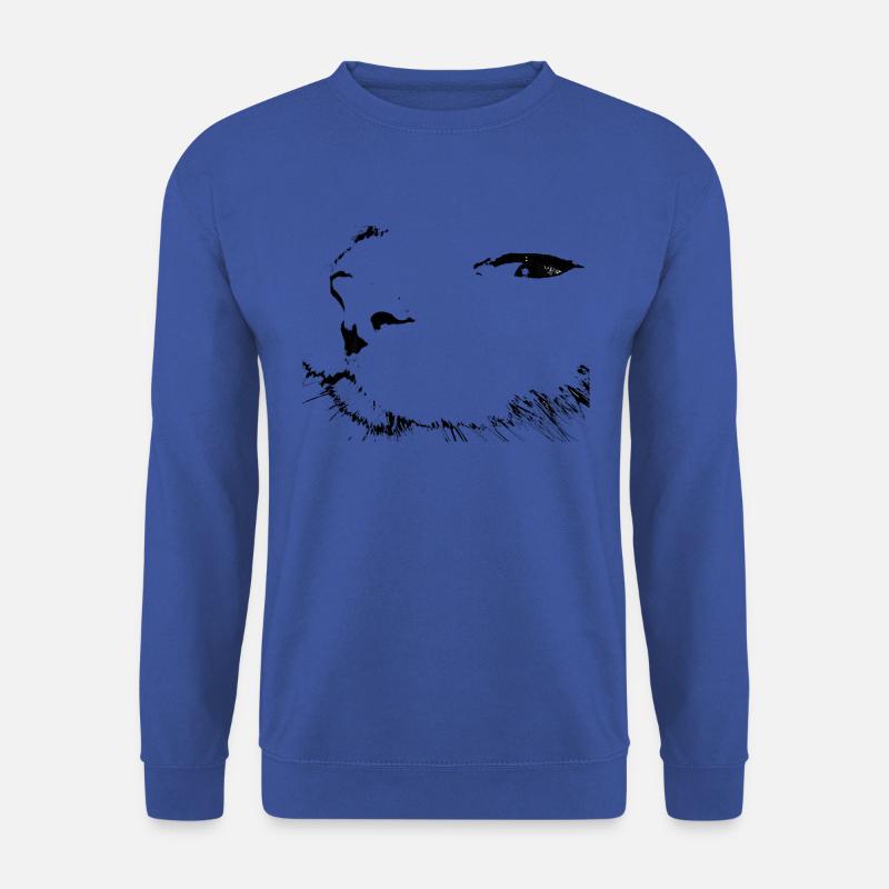 Katze - Unisex Pullover - Royalblau