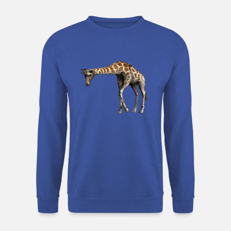 Giraffe - Unisex Pullover - Royalblau