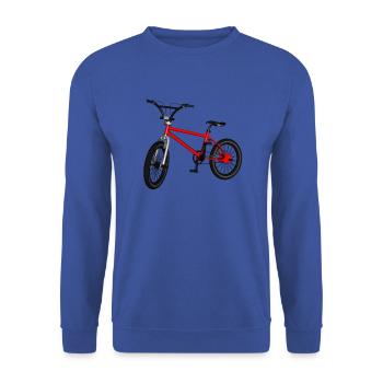 Bike BMX Bike - Unisex Sweatshirt - royal blue - Front - Alina (178cm) & Michal (187cm)