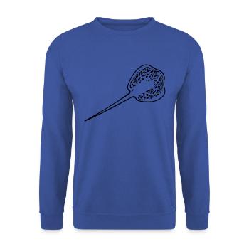 Blaupunkt Rochen - Unisex Pullover - Royalblau - Vorne - Alina (178cm) & Michal (187cm)