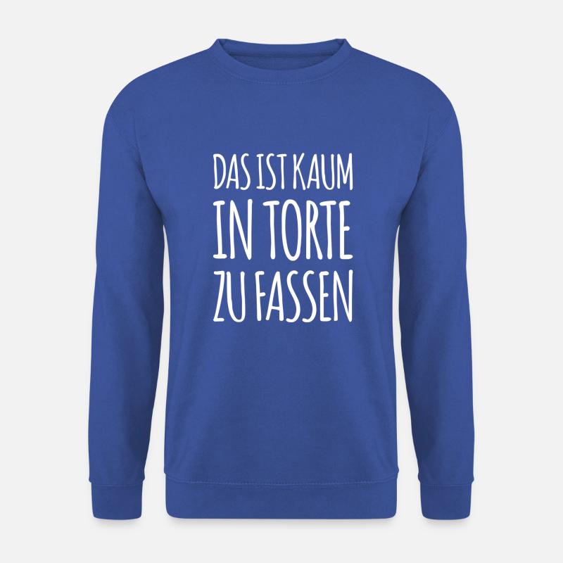 in Torte fassen - Unisex Pullover - Royalblau