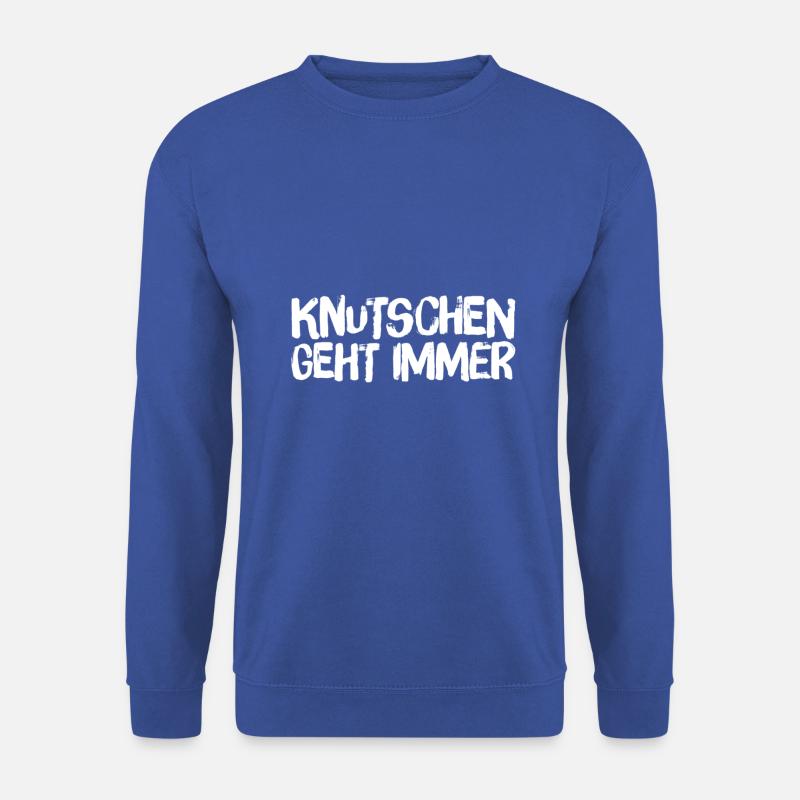ich mag es zu knutschen - Unisex Pullover - Royalblau