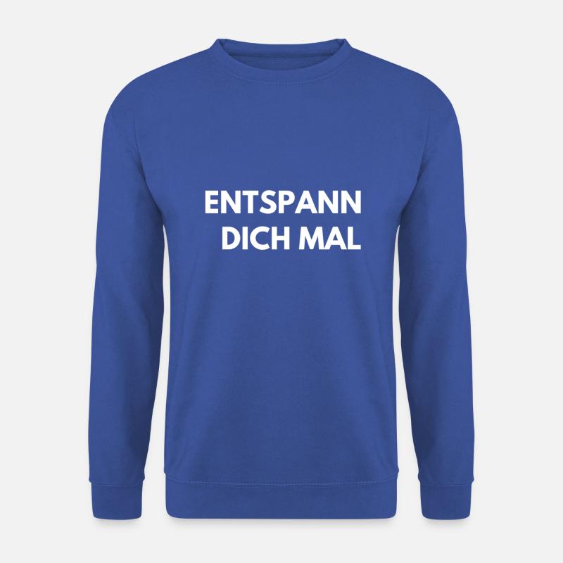 immer locker bleiben - Unisex Pullover - Royalblau