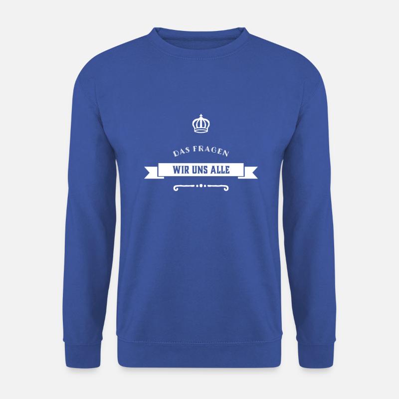 wir wundern uns - Unisex Pullover - Royalblau