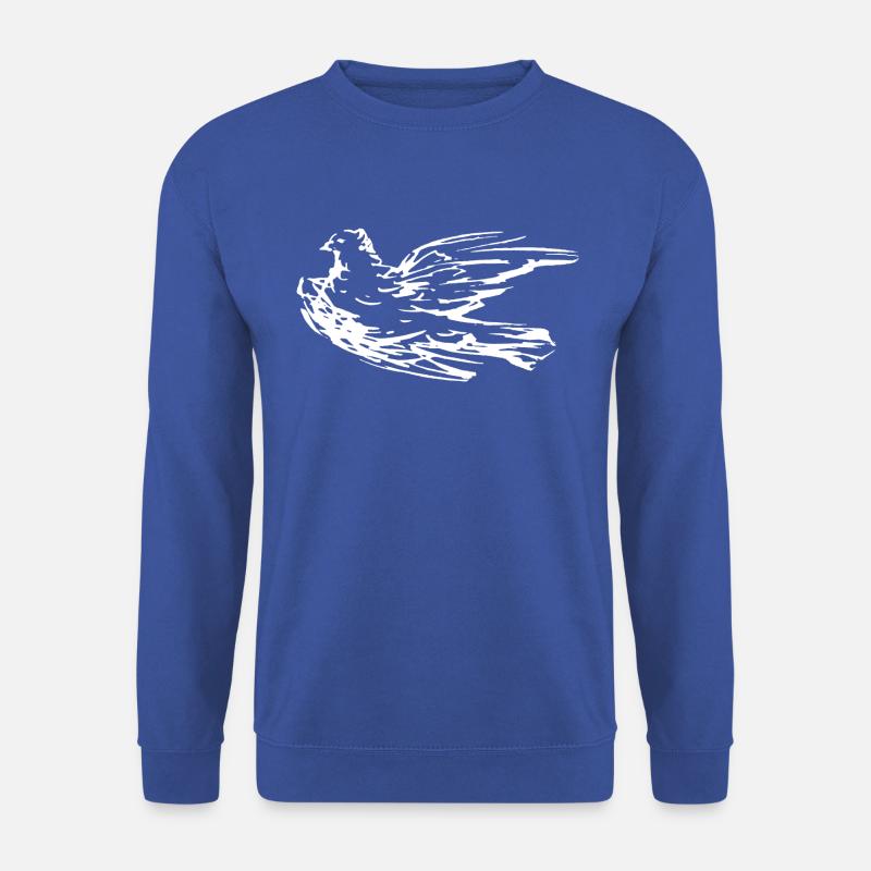 Friedenstaube Taube - Unisex Pullover - Royalblau