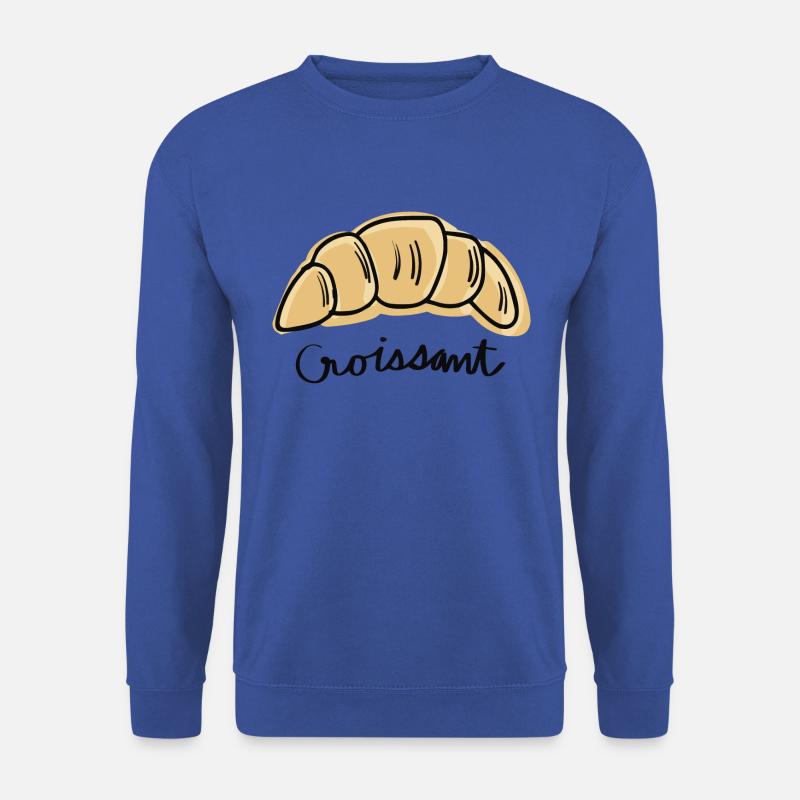 Breakfast Croissant - Unisex Pullover - Royalblau