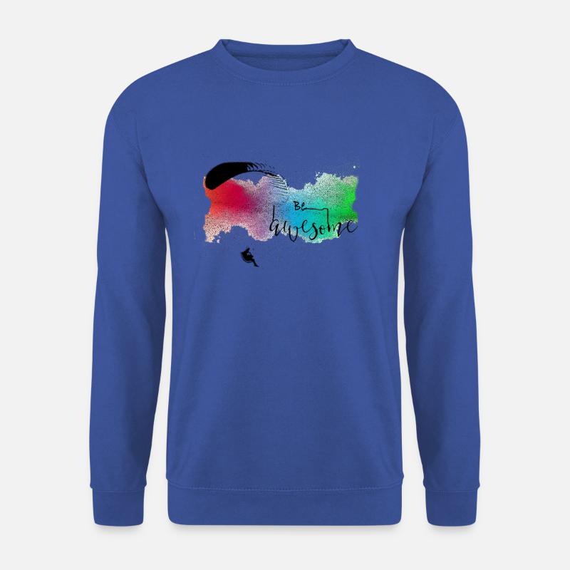 Gleitschirm BE AWESOME - Unisex Pullover - Royalblau