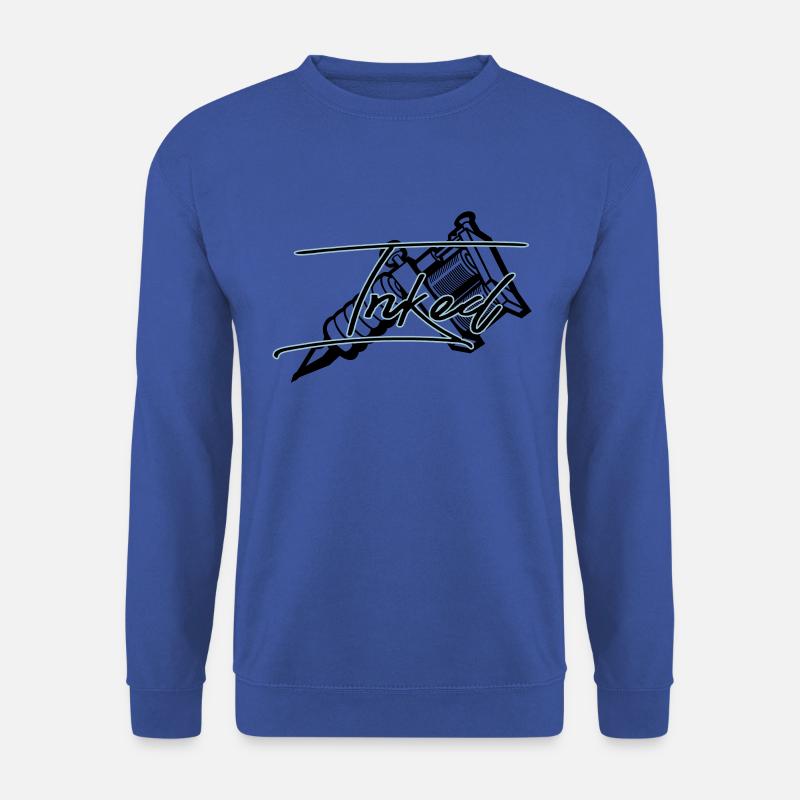 Tattoomaschine inked Tattoo - Unisex Pullover - Royalblau